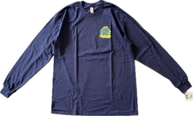 DEAR " EARLY BLIND AND VIDEO DAYS WORLD L/S TEE " NAVY
