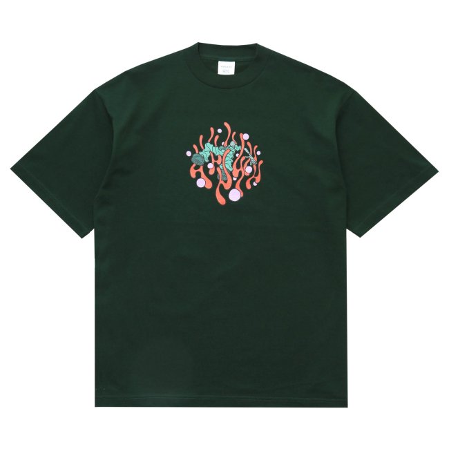 WHIMSY " FLOATING TEE " FOREST GREEN