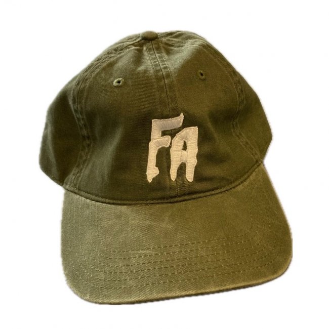 FUCKING AWESOME " SEDUCTION OF THE WORLD 6 PANEL HAT " WASHED GREEN