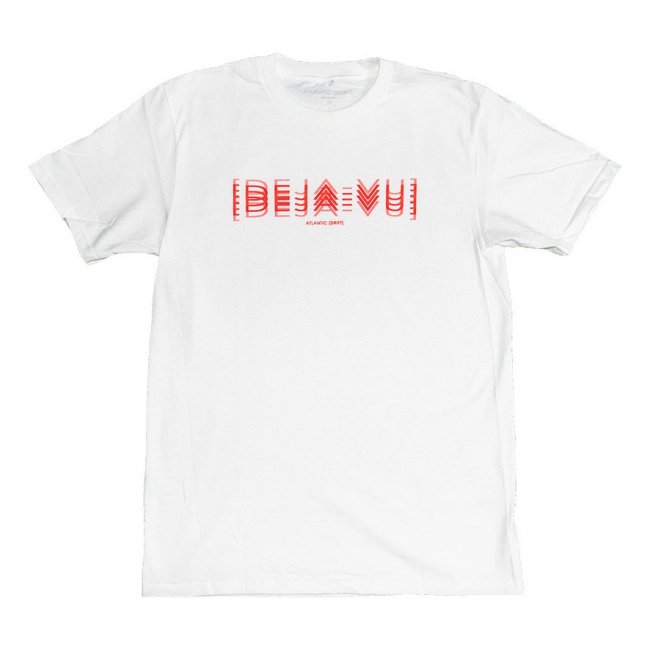 ATLANTIC DRIFT " DEJA VU TEE " WHITE