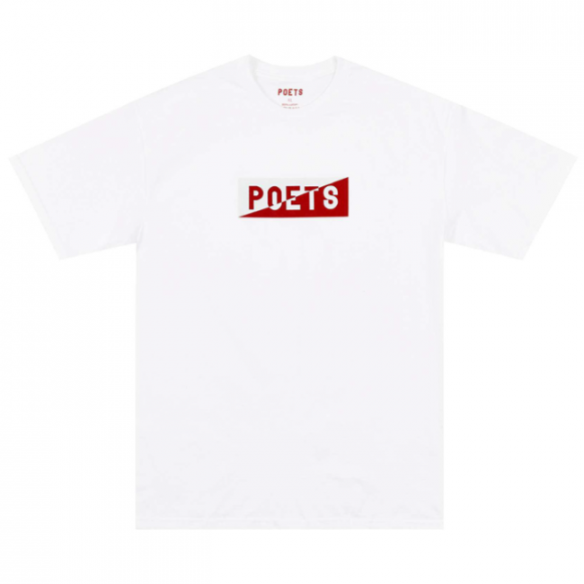 POETS " CINZANO TEE " WHITE