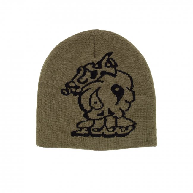 GX1000 " MIND OVER MATTER SKULL CAP " OLIVE