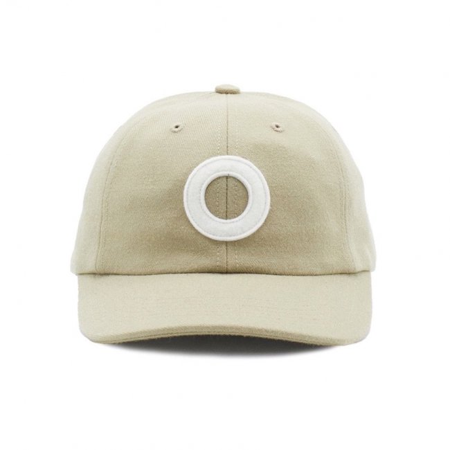 POP TRADING COMPANY " O SIXPANEL HAT IN KHAKI "