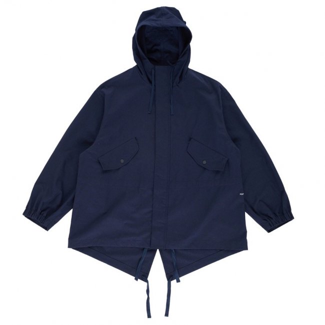 POP TRADING COMPANY " FISHTAIL JACKET IN NAVY "