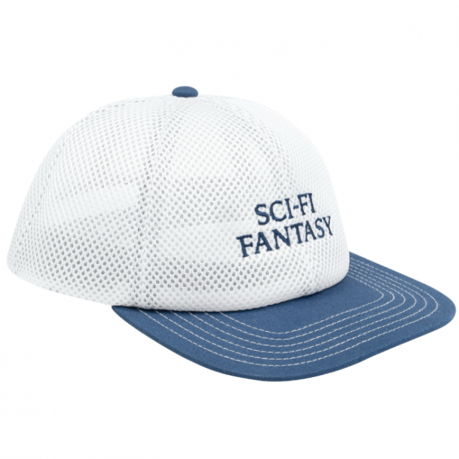 SCI-FI FANTASY " LOGO HAT " WHITE