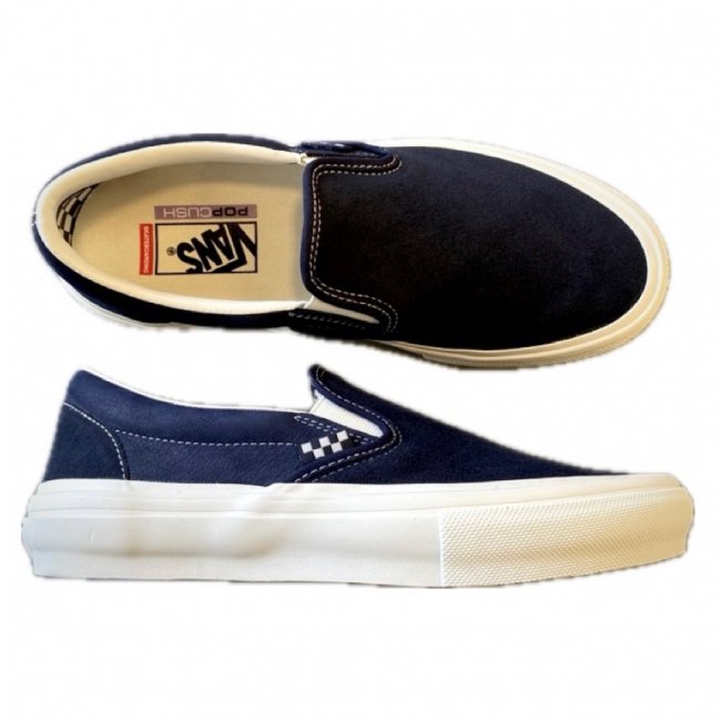 VANS " SKATE SLIP-ON " WRAPPED DEEP NAVY/ VINTAGE