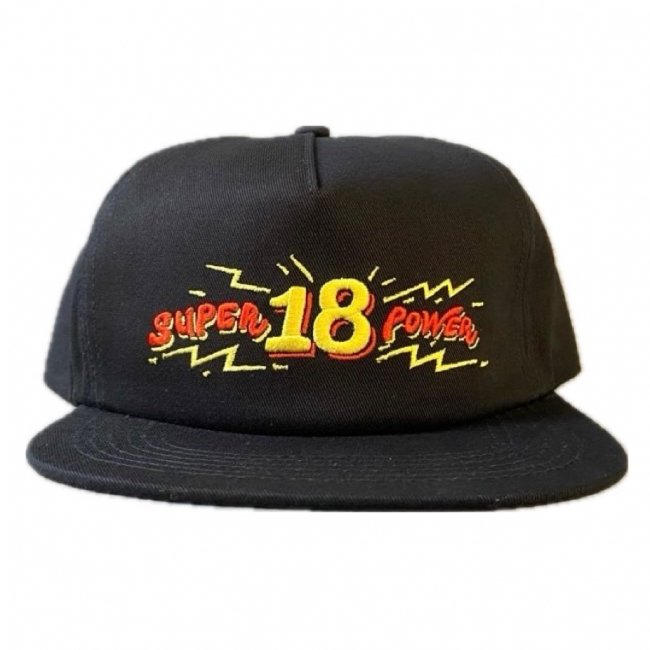 ANTIHERO " SUPERPOWER 18 SNAPBACK HAT " BLACK