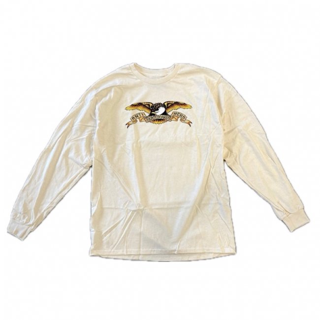 ANTIHERO " EAGLE L/S TEE " NATURAL