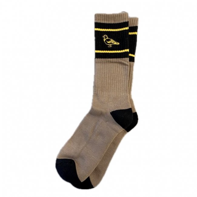 ANTIHERO " BASIC PIGEON EMB SOCKS " BRONZE/ BLACK