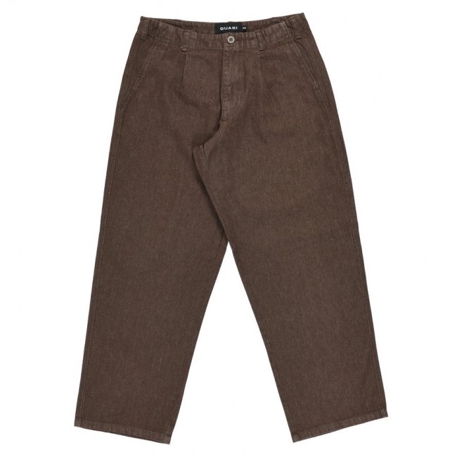 QUASI " WARREN TROUSER PANT " EARTH