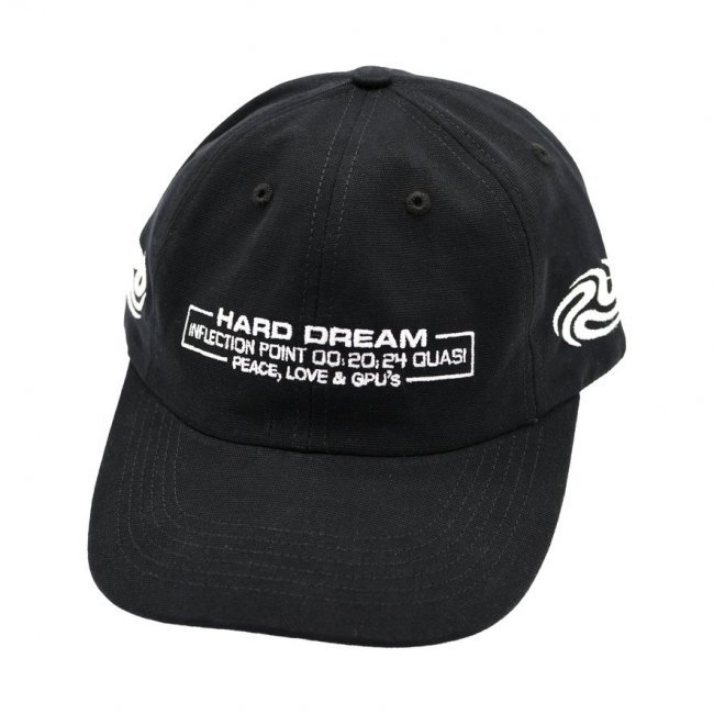 QUASI " HARD DREAM 6 PANEL HAT " BLACK