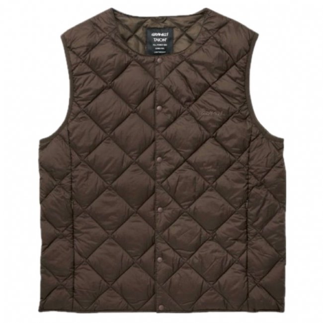 GRAMICCI " GRAMICCI  TAION / INNER DOWN VEST " DARK BROWN