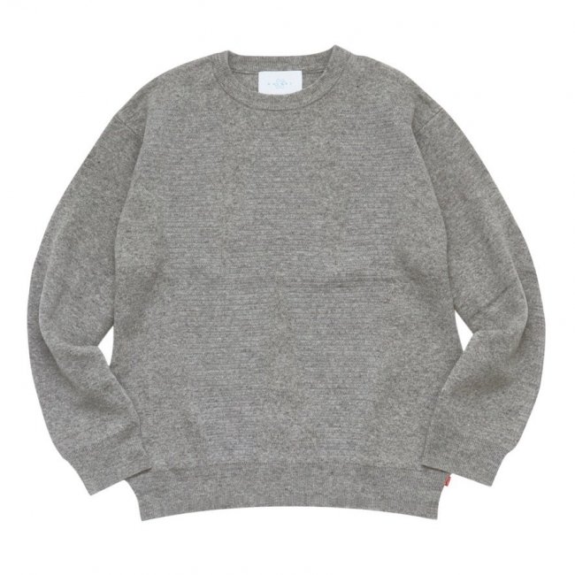 WHIMSY " REFLECTIVE W SWEATER " HEATHER GREY