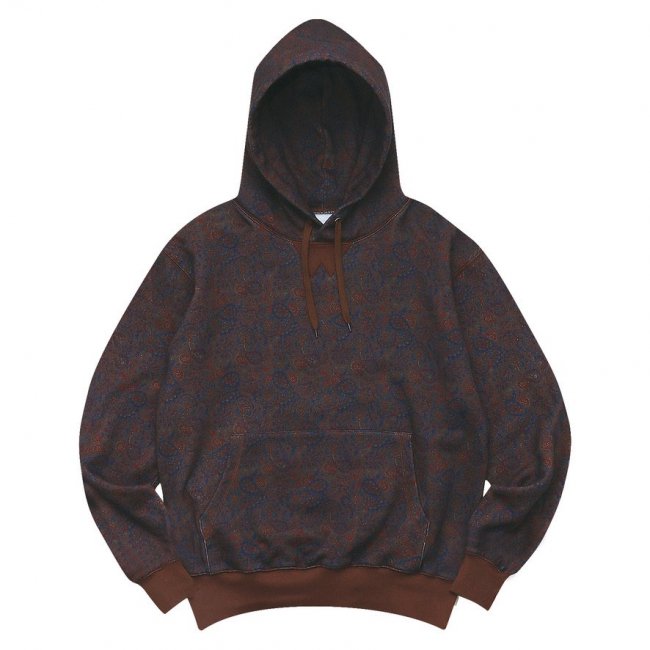 WHIMSY " PAISLEY HOODIE " BROWN