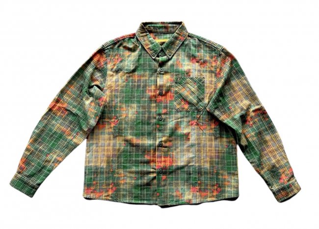 CARPET COMPANY " SUN FADE FLANNEL " GREEN