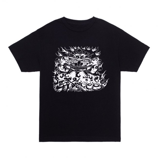 GX1000 " DRAGON TEE " BLACK