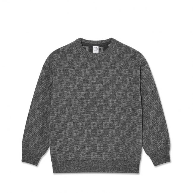 POLAR " GEORGE SWEATER / P PATTERN " GREY