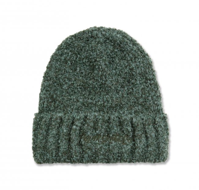 POLAR " FLUFF BEANIE " GREY GREEN