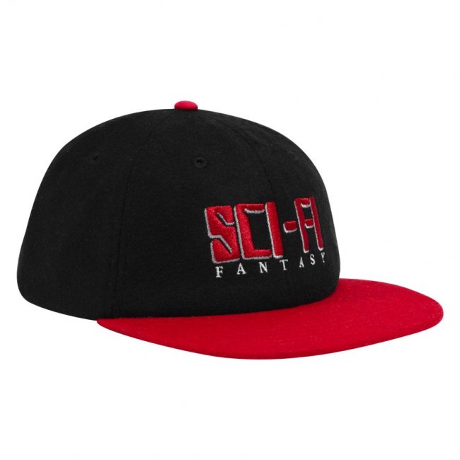 SCI-FI FANTASY " DISPLAY HAT " BLACK/ RED