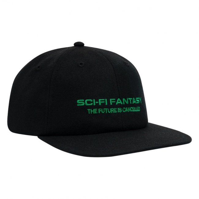 SCI-FI FANTASY " FUTURE IS CANCELLED HAT " BLACK