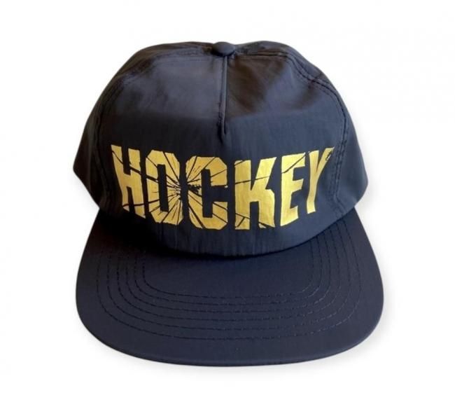 HOCKEY " SHATTER NYLON HAT " BLACK