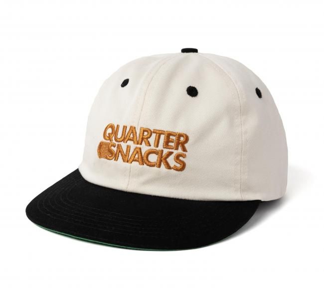 QUARTER SNACKS " JOURNALIST CAP " CREAM/ BLACK