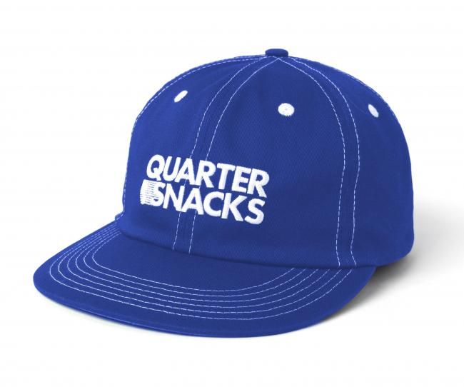 QUARTER SNACKS " JOURNALIST CAP " BLUE