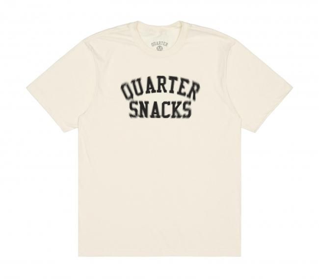 QUARTER SNACKS " MOTION ARCH TEE " CREAM