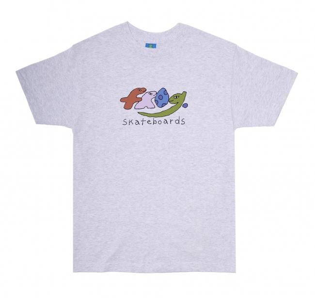 FROG " DINO LOGO T- SHIRT " ASH