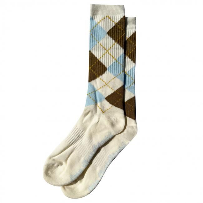 FROG " ARGYLE SOCK " CREAM