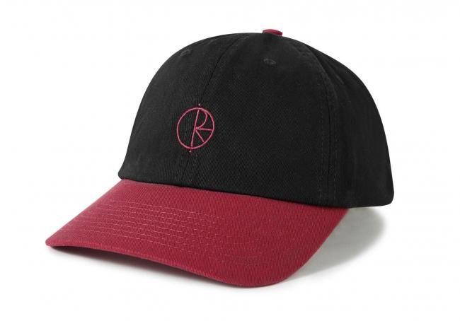 POLAR " SAI CAP / STROKE LOGO " BLACK / REDCURRANT