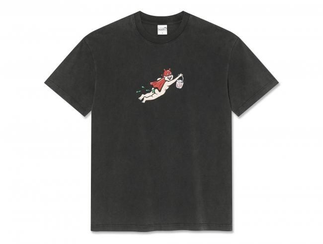 POLAR " TAKE AWAY TEE " SILVER BLACK