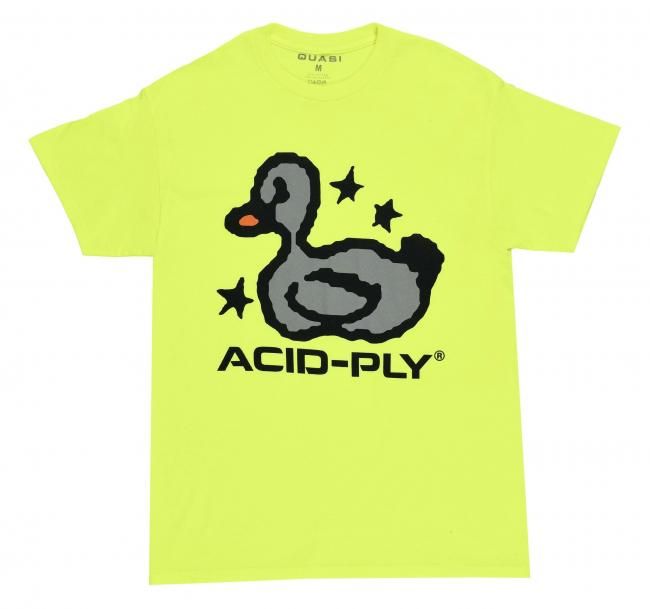 QUASI " DUCK TECH TEE " SAFETY GREEN