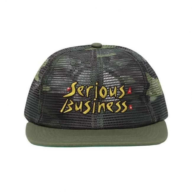 WHIMSY " SERIOUS BUSINESS MESH CAP " CAMO