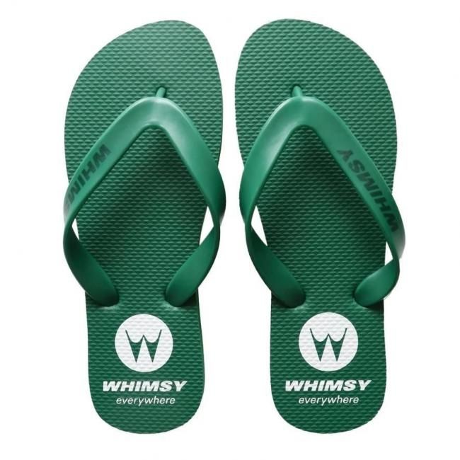  WHIMSY " WAS HERE SANDALS "  GREEN
