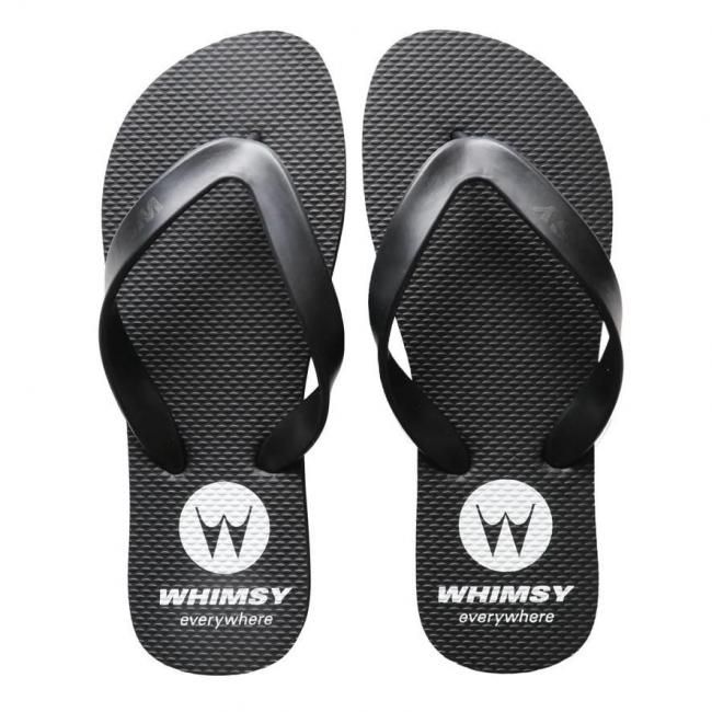  WHIMSY " WAS HERE SANDALS "  BLACK