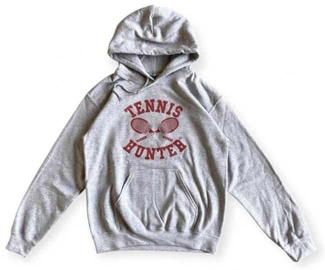 BOBBY PULEO " TENNIS HUNTER  HOODIE " MAROON / GREY