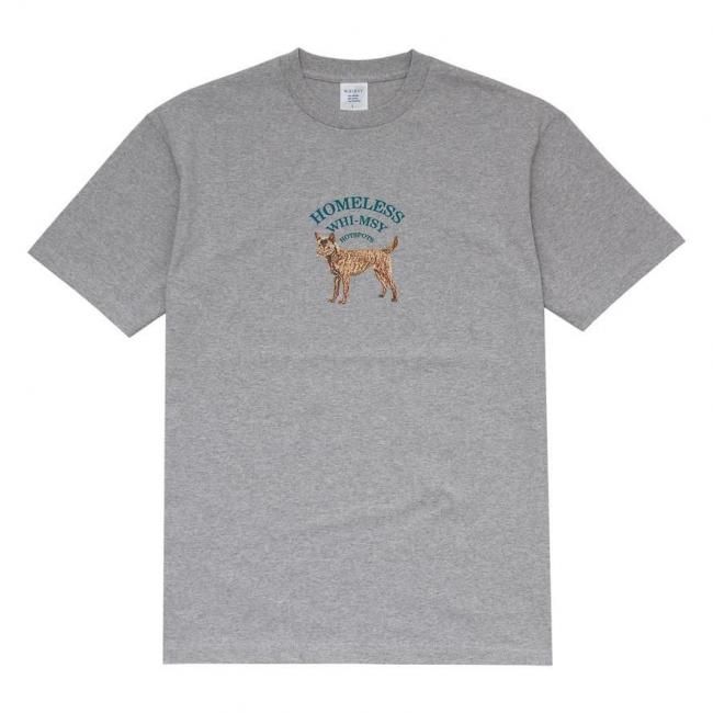 WHIMSY " HOMELESS TEE " HEATHER GREY