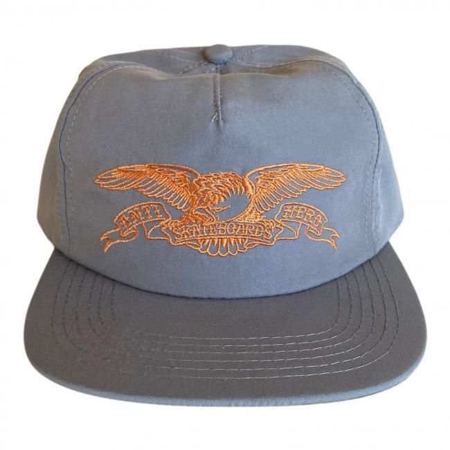 ANTIHERO " BASIC EAGLE SNAPBACK " CHARCOAL/ ORANGE