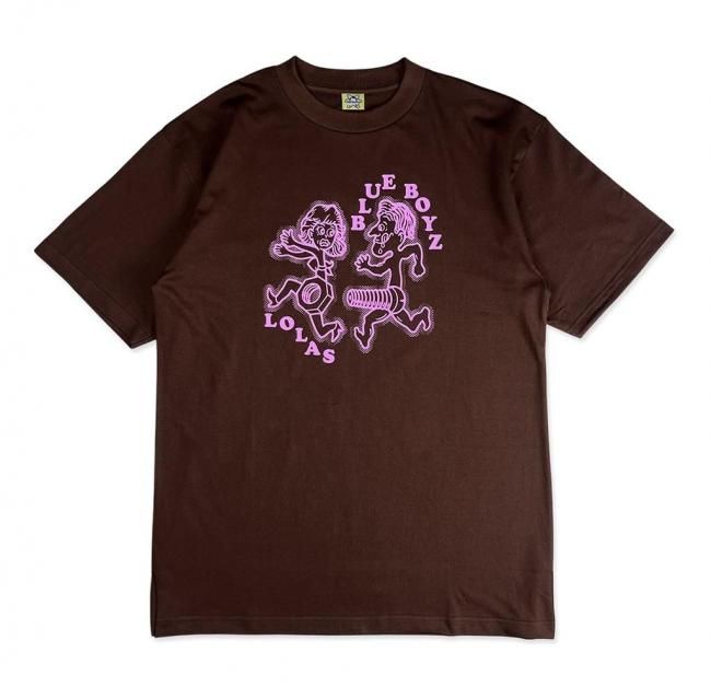 LOLA'S " BLUEBOYZ  LOLA'S BOLT CHASER TEE 2 " BROWN