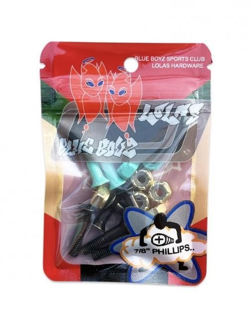 LOLA'S " BLUEBOYZ  LOLA'S SKATE HARDWARE " 7/8