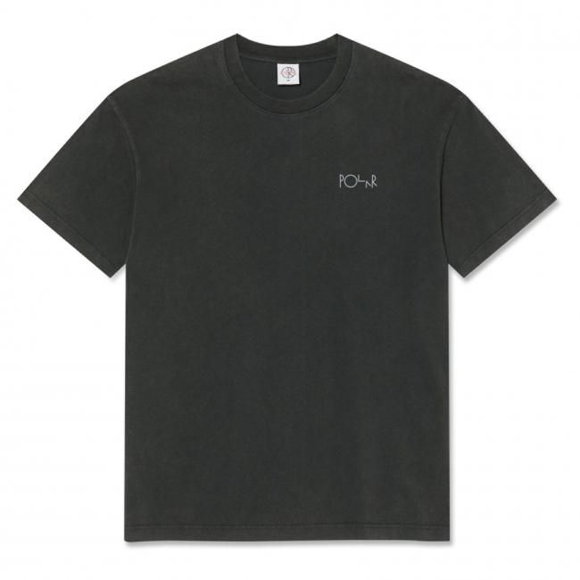 POLAR " HOSE HAND TEE " SILVER BLACK