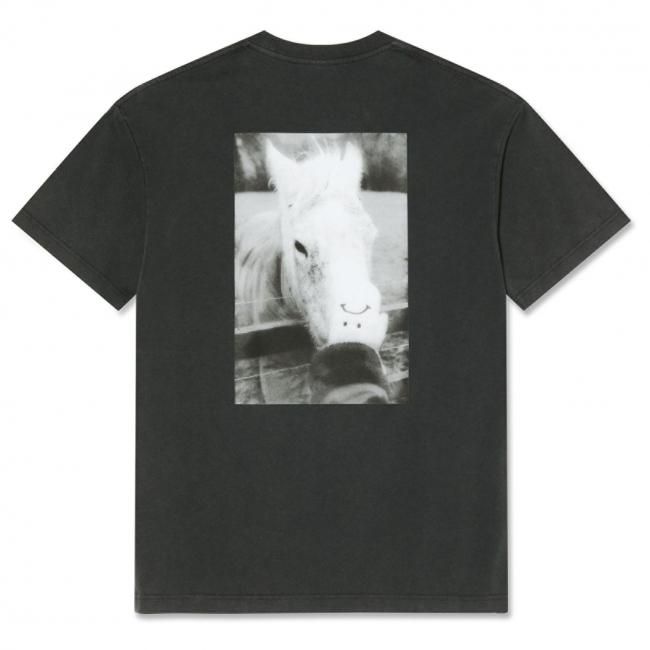 POLAR " HOSE HAND TEE " SILVER BLACK