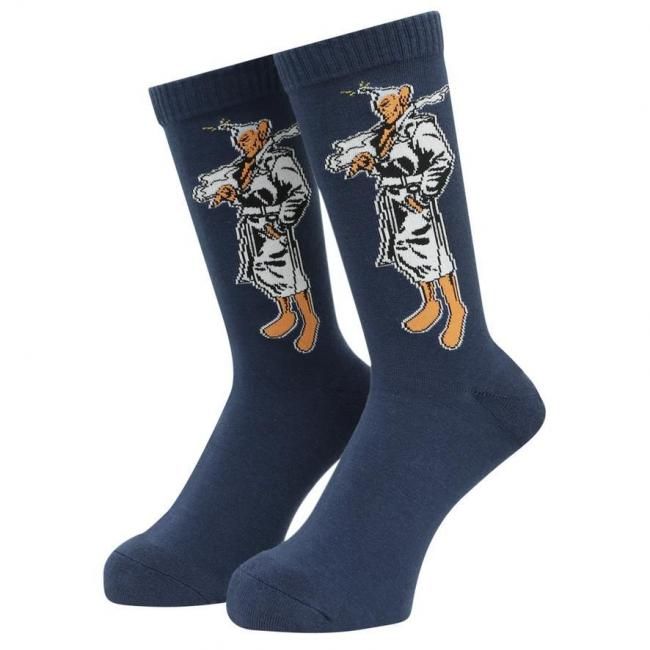 WHIMSY " PEEPO-SAN SOCKS " NAVY