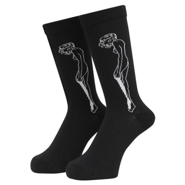 WHIMSY " CATHIE SOCKS " BLACK