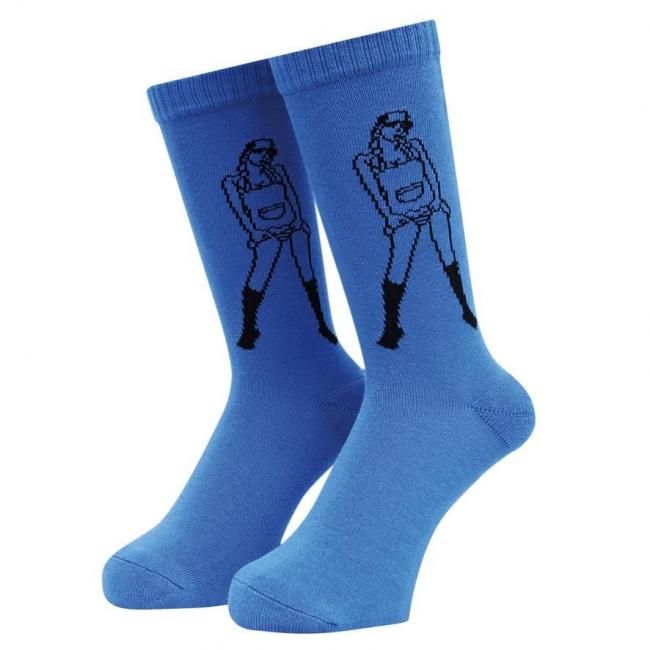 WHIMSY " ABBIE SOCKS " BLUE