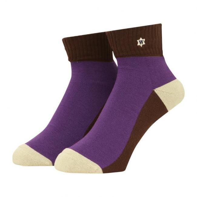 WHIMSY " VERSE SOCKS " PURPLE