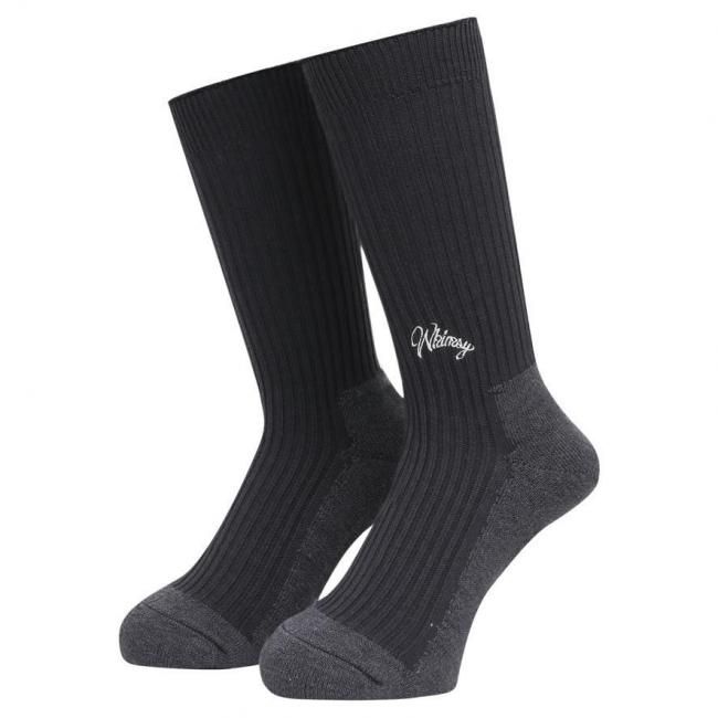 WHIMSY " EMJAY SOCKS " CHARCOAL 