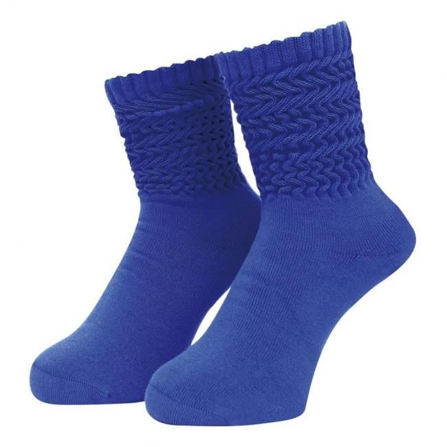 WHIMSY " LOOSE GAUGE RIB SOCKS " ROYAL
