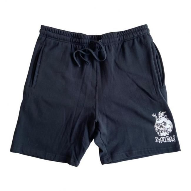 KROOKED " NO MONSTER SHORTS " BLACK